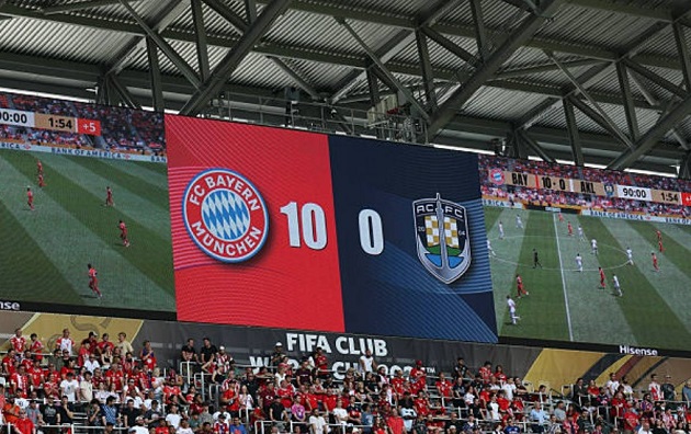 Bayern Munich nghiền nát Auckland City với tỷ số kỷ lục 10-0 tại FIFA Club World Cup